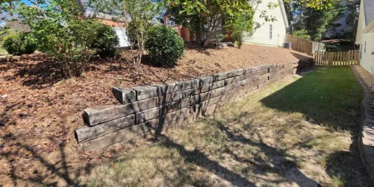 Replacing a failed retaining wall