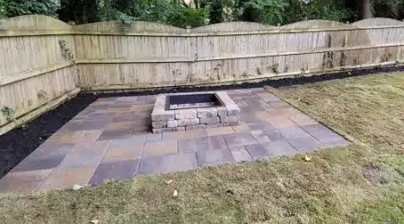 Outdoor Firepit Construction