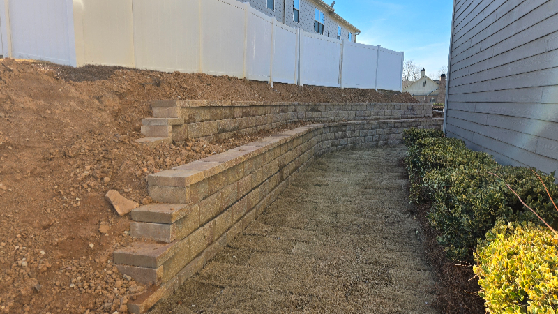 Hamilton tiered retaining wall after2