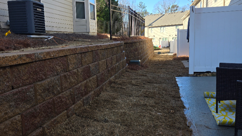 Hamilton retaining wall after2