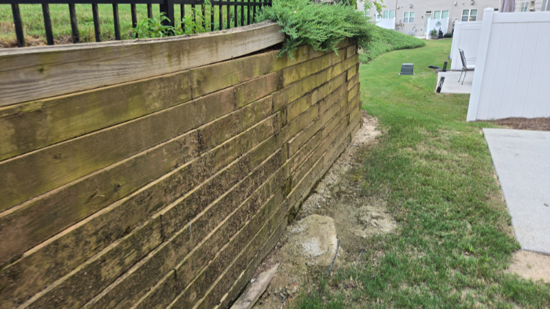 Hamilton retaining wall before1