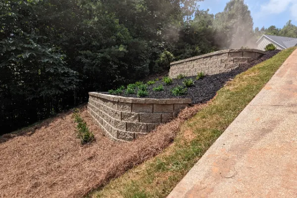 Hillside Retaining Walls