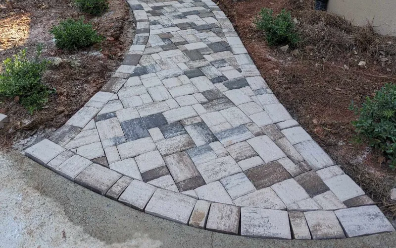 Paver Walkway Installation